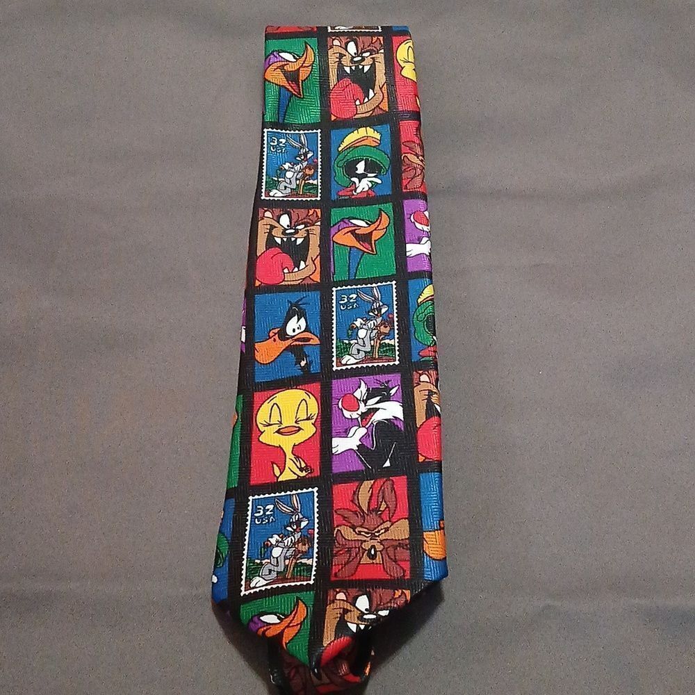 Looney Tunes vintage Stamp Collection  tie Tweety, Sylvester, Taz Roadrunner